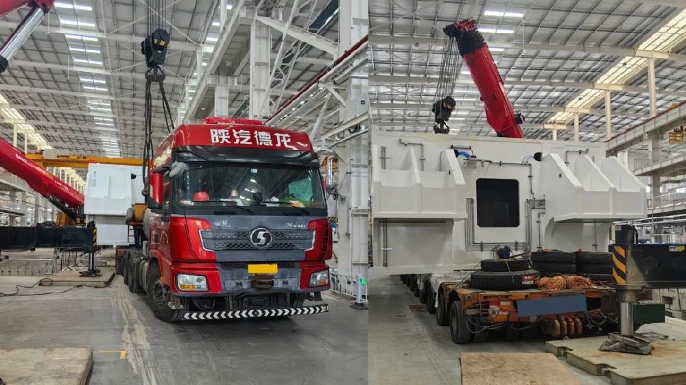 中際國(guó)邦大件：克服寒潮風(fēng)雪，確保壓力機(jī)設(shè)備順利發(fā)運(yùn)，彰顯企業(yè)擔(dān)當(dāng)！